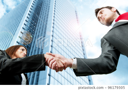 Business handshake Business handshake 96179305