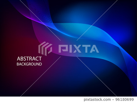 abstract background line curve with blue and red background for wallpaper backdrop vector illustration 96180699