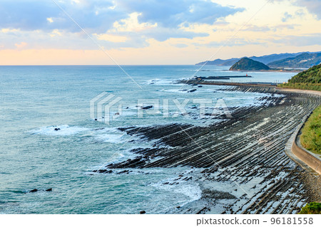 Nichinan Coast in the early morning Miyazaki City, Miyazaki Prefecture 96181558