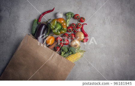 Healthy background of vegetable. Concept of genuine food 96181945