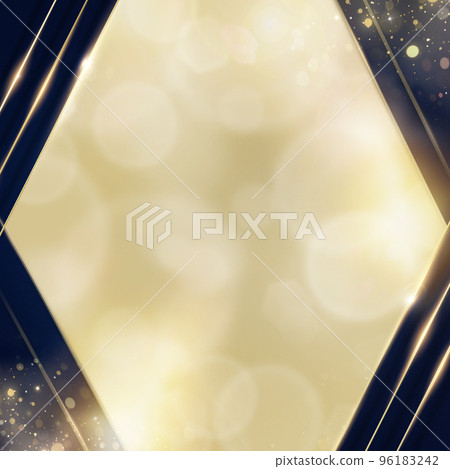 Navy background with gold decoration 96183242