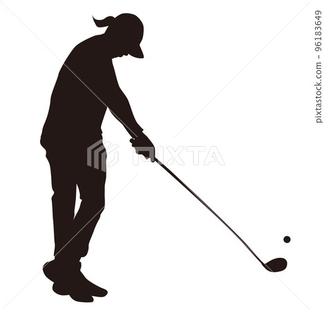 golf silhouette 96183649