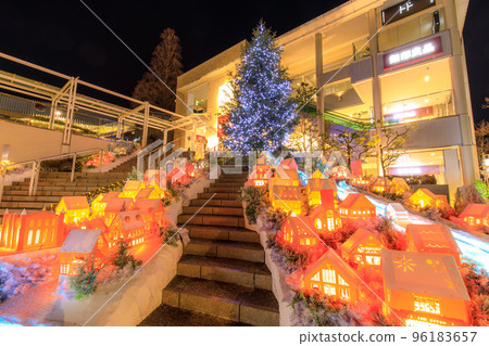 愛知縣名古屋市星丘露台的冬季照明 96183657
