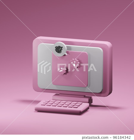 病毒感染的計算機 病毒感染的計算機 96184342