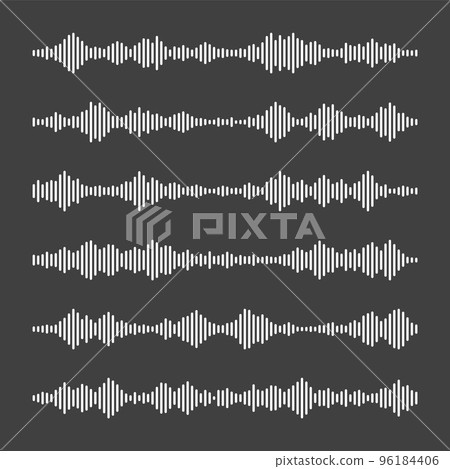 Voice message, mail. Social media chat conversation. Messaging app, music player, audio or video editor interface element. Voice assistant recorder. Sound wave pattern. Dark mode. Vector illustration Voice message, mail. Social media chat conversation. Messaging app, music player, audio or video editor interface element. Voice assistant recorder. Sound wave pattern. Dark mode. Vector illustration 96184406