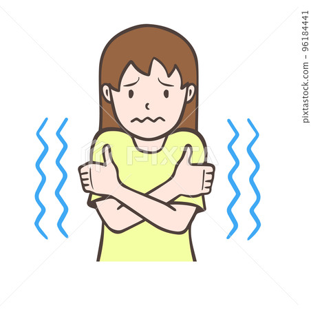 一個冷酷的女人，一個冷得發抖的人。 96184441