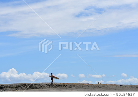 Chigasaki Beach Summer coastal scenery Chigasaki Beach Summer coastal scenery 96184637
