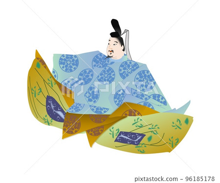 藤原道長（選自《紫式部日記畫卷》） 96185178