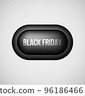 Black Friday Sale Premium Realistic Bubble Badge 96186466