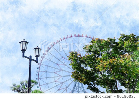 Kasai Rinkai公園的摩天輪 96186853