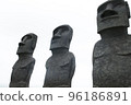 staring moai statue 96186891