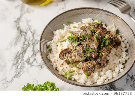 Risotto with mushrooms Risotto with mushrooms 96187738