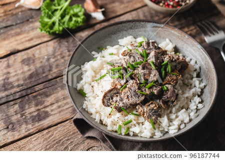 Risotto with mushrooms Risotto with mushrooms 96187744