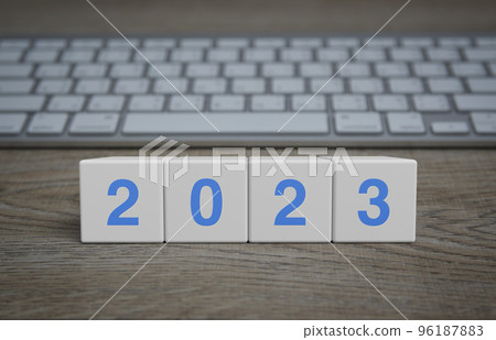 Happy new year 2023 technology online concept Happy new year 2023 technology online concept 96187883