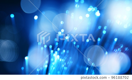 Internet connection with optical fiber. Concept of fast internet. 96188702