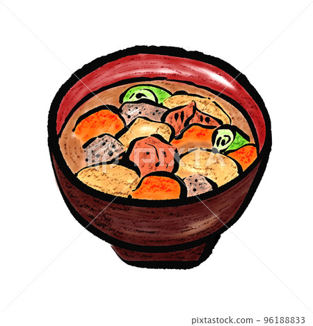 pork soup illustration 96188833