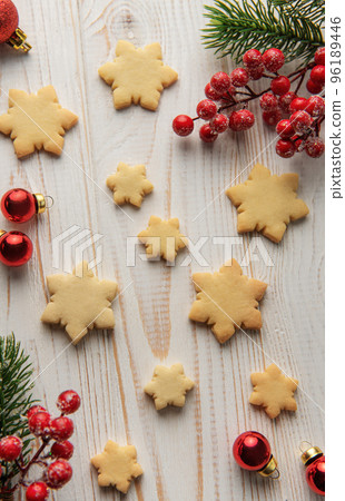 Tasty homemade Christmas cookies 96189446
