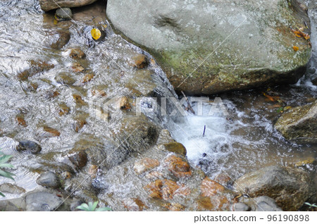 waterfall ,rock and tree or waterfall background or river 96190898