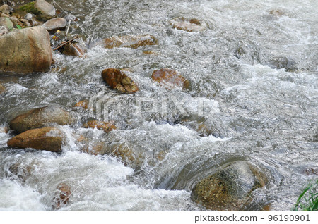 waterfall ,rock and tree or waterfall background or river 96190901