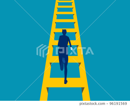 Startup entrepreneur. Business beginnings and business market vector Startup entrepreneur. Business beginnings and business market vector 96191569