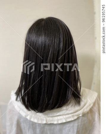 girl with shiny hair girl with shiny hair 96195745