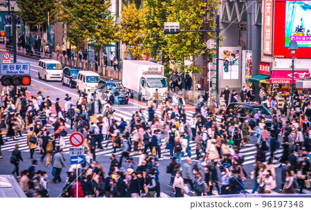 Tokyo cityscape in Japan XBB, BQ.1.1 ... Lack of ventilation, repeated infection explosion ... = November 10, Shibuya Tokyo cityscape in Japan XBB, BQ.1.1 ... Lack of ventilation, repeated infection explosion ... = November 10, Shibuya 96197348