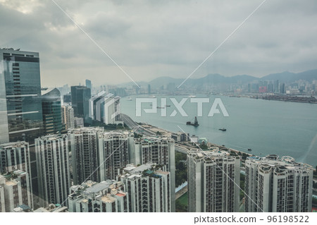 High rise residential building in Taikoo Shing, Hong Kong 21 May 2012 96198522