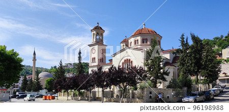 Orthodox cathedral of St Dhimitri, Berat, Albania Orthodox cathedral of St Dhimitri, Berat, Albania 96198988
