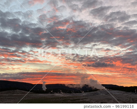 Sunset in Yellowstone National Park 96199118