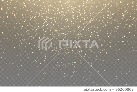 Glitter background. Falling glowing particles. Luxury greeting card. Magic sparkling effect template. Rich shiny stardust. Gold shining confetti explosion. Vector illustration Glitter background. Falling glowing particles. Luxury greeting card. Magic sparkling effect template. Rich shiny stardust. Gold shining confetti explosion. Vector illustration 96200802