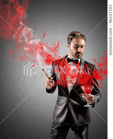 Elegant businessman Elegant businessman 96201503