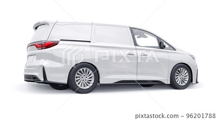 small commercial van for cargo transportation in cramped urban conditions. Courier car. A delivery service car with an inscription-free body for your own unique design. 3d rendering. small commercial van for cargo transportation in cramped urban conditions. Courier car. A delivery service car with an inscription-free body for your own unique design. 3d rendering. 96201788