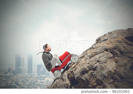 Difficult carrer with driving businessman Difficult carrer with driving businessman 96202062