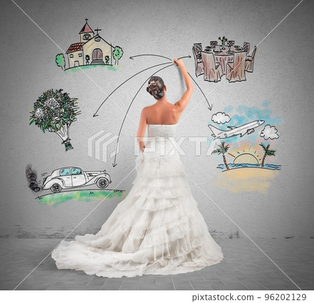 Organizing a wedding 96202129