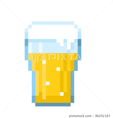 半品脫啤酒的像素圖 96202167