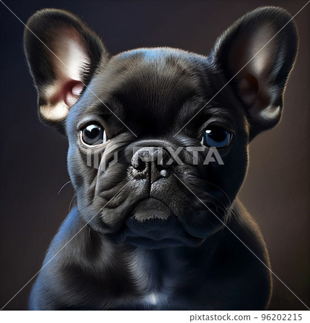 French bulldog puppy. Portrait of a french bulldog dog. Dog portrait 96202215