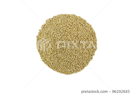 quinoa heap isolated on white background. nutrition. food ingredient. 96202685