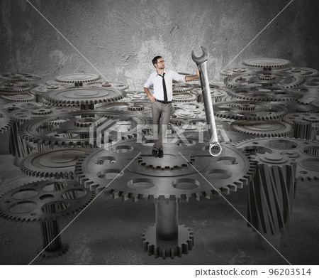 Maintenance of a system of gears 96203514
