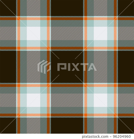 Plaid seamless pattern. Check fabric texture. Vector textile print. 96204960