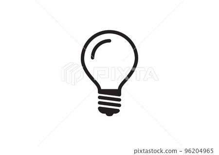 Electric light bulb icon. Electricity lamp symbol. Vector illumination sign. Electric light bulb icon. Electricity lamp symbol. Vector illumination sign. 96204965