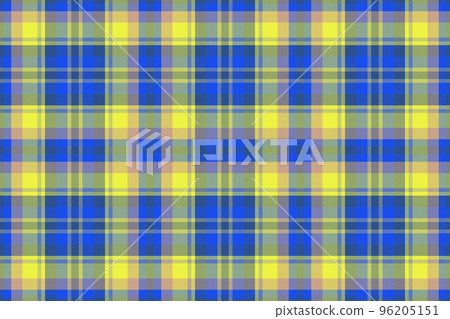 Seamless fabric vector. Pattern textile background. Texture tartan plaid check. 96205151