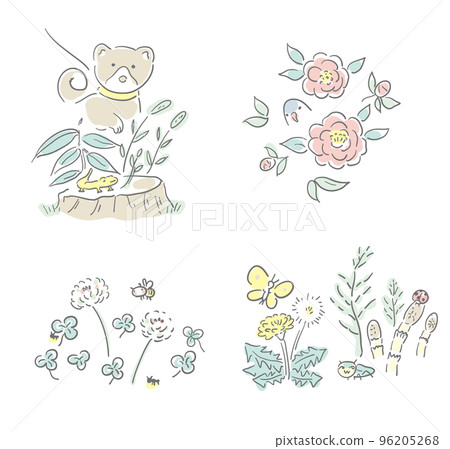 flowers and creatures flowers and creatures 96205268