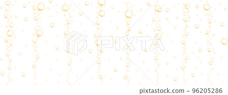 Golden floating air bubbles background. Sparkling fizzy drink, carbonated water, seltzer, cola, prosecco, beer, lemonade, champagne texture Golden floating air bubbles background. Sparkling fizzy drink, carbonated water, seltzer, cola, prosecco, beer, lemonade, champagne texture 96205286