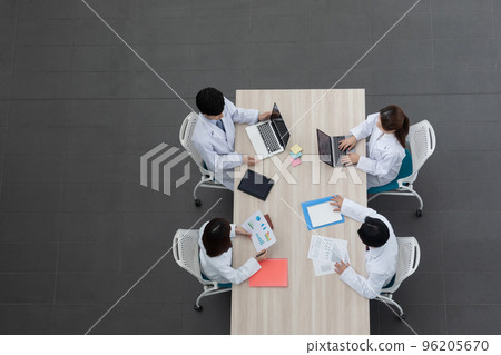 醫護人員開會 真實鳥瞰 96205670