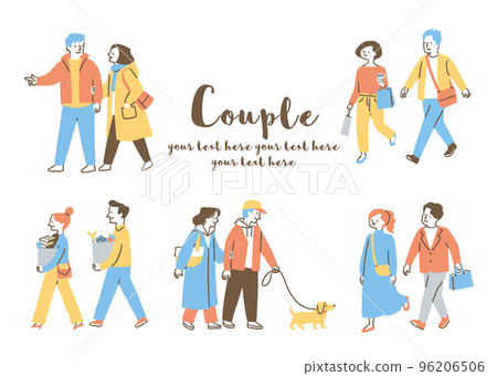 情侶外出_套裝_顏色 96206506