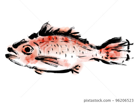 Japanese-style hand-drawn illustration of Nodoguro 96206523