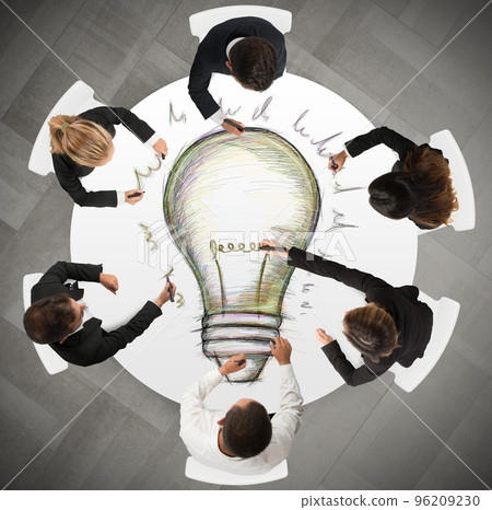 Teamwork idea Teamwork idea 96209230