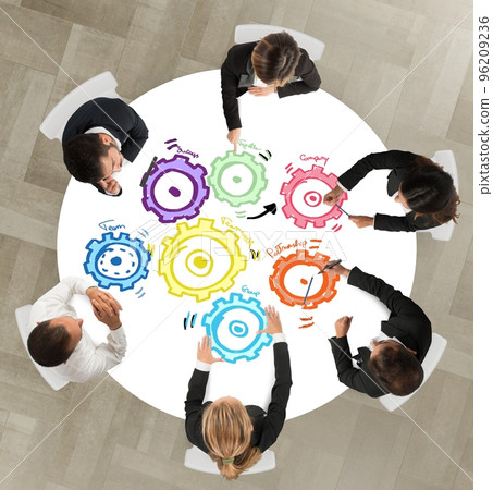 Teamwork and integration concept Teamwork and integration concept 96209236