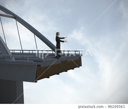 Blind businessman Blind businessman 96209361