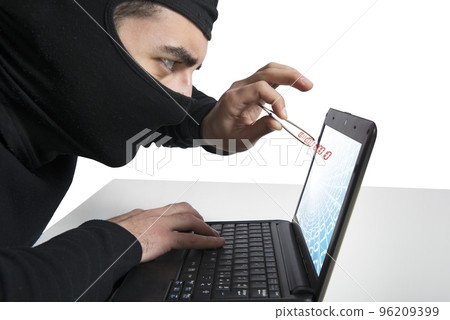 Hacker and virus concept 96209399
